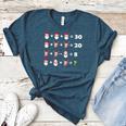 Christmas Math Quiz Teacher Equation Math Teacher Women's Heather T-Shirt Heather Deep Teal Christmas Math Quiz Teacher Equation Math Teacher Women's Heather T-Shirt Heather Deep Teal