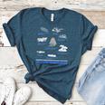 Cloud Watcher Cloud Types Science Student Teacher Cute Faces Women's Heather T-Shirt Heather Deep Teal Cloud Watcher Cloud Types Science Student Teacher Cute Faces Women's Heather T-Shirt Heather Deep Teal
