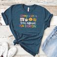 Communication Looks Different Tee Shirt Kids -Adults Teacher Animal Print Small Short Sleeve Classic Fit Crew Neck Polyester 100 Women's Heather T-Shirt Heather Deep Teal