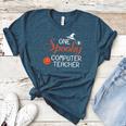 Computer Teacher Halloween Spooky Men Women Kids Women's Heather T-Shirt Heather Deep Teal Computer Teacher Halloween Spooky Men Women Kids Women's Heather T-Shirt Heather Deep Teal