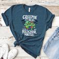 Creepin It Real Monster School Preschool Teacher Halloween Women's Heather T-Shirt Heather Deep Teal Creepin It Real Monster School Preschool Teacher Halloween Women's Heather T-Shirt Heather Deep Teal