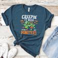 Creepin It Real Monster School Teacher Principal Halloween Women's Heather T-Shirt Heather Deep Teal Creepin It Real Monster School Teacher Principal Halloween Women's Heather T-Shirt Heather Deep Teal