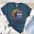 Cute I Became A Teacher Because Your Life Is Worth My Time Women's Heather T-Shirt Heather Deep Teal