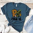 Cute Camo Pre K Back To School Teacher Kid Preschool Women's Heather T-Shirt Heather Deep Teal Cute Camo Pre K Back To School Teacher Kid Preschool Women's Heather T-Shirt Heather Deep Teal