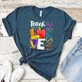 Cute Teach Love And Inspire Men Women Teacher Women's Heather T-Shirt Heather Deep Teal Cute Teach Love And Inspire Men Women Teacher Women's Heather T-Shirt Heather Deep Teal