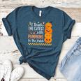 Cute Teacher Halloween For Women Men Teacher Pumpkin Women's Heather T-Shirt Heather Deep Teal
