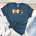 Daycare Teacher Halloween Infant Squad Spooky Childcare Fall Women's Heather T-Shirt Heather Deep Teal