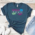 What Does The Text Say Text Evidence Reading Teacher For Men Women Women's Heather T-Shirt Heather Deep Teal