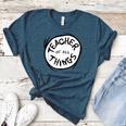 Dr Seuss Teacher Of All Things Red Emblem Women's Heather T-Shirt Heather Deep Teal
