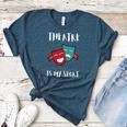 Drama Teacher For Theatre And Performing Arts Women's Heather T-Shirt Heather Deep Teal Drama Teacher For Theatre And Performing Arts Women's Heather T-Shirt Heather Deep Teal