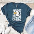 Eagles School Sports Fan Team Spirit Teacher Parent Student Women's Heather T-Shirt Heather Deep Teal