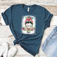 Early Head Start Life Messy Bun Back To School Teacher Women Women's Heather T-Shirt Heather Deep Teal