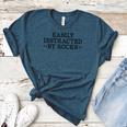 Easily Distracted By Rocks Rock Lover Geology Teacher Women's Heather T-Shirt Heather Deep Teal Easily Distracted By Rocks Rock Lover Geology Teacher Women's Heather T-Shirt Heather Deep Teal