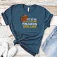 Lets Eat Kids Punctuation Turkey Thanksgiving Teacher Women's Heather T-Shirt Heather Deep Teal
