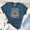 ELA English Teacher Women's Heather T-Shirt Heather Deep Teal ELA English Teacher Women's Heather T-Shirt Heather Deep Teal