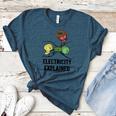 Electricity Explained Physics Nerd I Teacher School Women's Heather T-Shirt Heather Deep Teal Electricity Explained Physics Nerd I Teacher School Women's Heather T-Shirt Heather Deep Teal