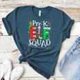Elf Squad Pre-k Teacher Christmas Child Xmas Women's Heather T-Shirt Heather Deep Teal Elf Squad Pre-k Teacher Christmas Child Xmas Women's Heather T-Shirt Heather Deep Teal