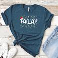 FA LA8 Christmas Santa Fa La Math Teacher Men Women Women's Heather T-Shirt Heather Deep Teal FA LA8 Christmas Santa Fa La Math Teacher Men Women Women's Heather T-Shirt Heather Deep Teal