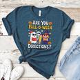 Are You Fall O Ween Directions Halloween Teacher Ghost Women's Heather T-Shirt Heather Deep Teal Are You Fall O Ween Directions Halloween Teacher Ghost Women's Heather T-Shirt Heather Deep Teal