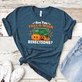 Are You Fall O Ween Directions Halloween Teacher Retro Women's Heather T-Shirt Heather Deep Teal Are You Fall O Ween Directions Halloween Teacher Retro Women's Heather T-Shirt Heather Deep Teal