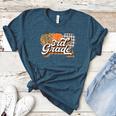 Fall Teacher Shirt 3rd Grade Teacher Retro Halloween Pumpkin Women's Heather T-Shirt Heather Deep Teal