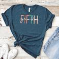 Fifth Grade Girls Boys Teacher Team 5th Grade Squad Women's Heather T-Shirt Heather Deep Teal Fifth Grade Girls Boys Teacher Team 5th Grade Squad Women's Heather T-Shirt Heather Deep Teal