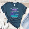 If At First You Don't Succeed Try Doing Your Math Teacher Women's Heather T-Shirt Heather Deep Teal