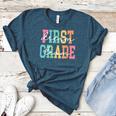 First Grade Dream Team Back To School 1st Grade Teacher Women's Heather T-Shirt Heather Deep Teal First Grade Dream Team Back To School 1st Grade Teacher Women's Heather T-Shirt Heather Deep Teal