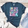 In My Fourth Grade Era Girl Back To School 4th Grade Teacher Women's Heather T-Shirt Heather Deep Teal