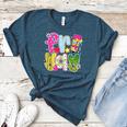 Fri-Yay Happy Friday Weekend Teacher Back To School Women's Heather T-Shirt Heather Deep Teal