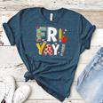Fri Yay Teacher Happy Friday Friyay Weekend Back To School Women's Heather T-Shirt Heather Deep Teal Fri Yay Teacher Happy Friday Friyay Weekend Back To School Women's Heather T-Shirt Heather Deep Teal