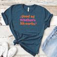 Good Ag Teachers Hit Curbs Teacher Apparel Women's Heather T-Shirt Heather Deep Teal Good Ag Teachers Hit Curbs Teacher Apparel Women's Heather T-Shirt Heather Deep Teal