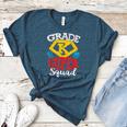 Grade K Super Squad Superhero Kindergarten Teacher Team Women's Heather T-Shirt Heather Deep Teal Grade K Super Squad Superhero Kindergarten Teacher Team Women's Heather T-Shirt Heather Deep Teal