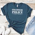 Grammar Police T Shirt English Teacher Women's Heather T-Shirt Heather Deep Teal
