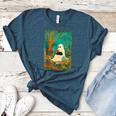 Groovy Ghost Reading Book Cat Halloween Ghost Teacher Women's Heather T-Shirt Heather Deep Teal Groovy Ghost Reading Book Cat Halloween Ghost Teacher Women's Heather T-Shirt Heather Deep Teal