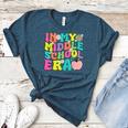 Groovy In My Middle School Era Back To School Teacher Women's Heather T-Shirt Heather Deep Teal Groovy In My Middle School Era Back To School Teacher Women's Heather T-Shirt Heather Deep Teal