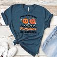 Groovy I Teach The Cutest Pumpkins In The Patch For Teacher Women's Heather T-Shirt Heather Deep Teal