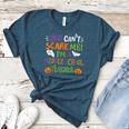 Halloween You Cant Scare Me Im A Middle School Teacher Women's Heather T-Shirt Heather Deep Teal