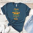 Halloween Cutest Pumpkins First Grade Teacher Women's Heather T-Shirt Heather Deep Teal