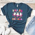 Halloween Dance Teacher Pas De Boo-Ree Ghost Ballet Dancer Women's Heather T-Shirt Heather Deep Teal