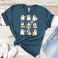 Halloween Ghost Music Teacher Playing Instruments Women's Heather T-Shirt Heather Deep Teal Halloween Ghost Music Teacher Playing Instruments Women's Heather T-Shirt Heather Deep Teal