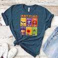 Halloween Spooky Syllable Types Teacher Educational Women's Heather T-Shirt Heather Deep Teal