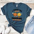 Halloween Teacher I Teach The Cutest Pumpkins In The Patch Women's Heather T-Shirt Heather Deep Teal Halloween Teacher I Teach The Cutest Pumpkins In The Patch Women's Heather T-Shirt Heather Deep Teal