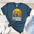 Halloween Teachers Science Math Teachers Love Brains Women's Heather T-Shirt Heather Deep Teal Halloween Teachers Science Math Teachers Love Brains Women's Heather T-Shirt Heather Deep Teal