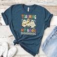 Halloween Teaching My Boos Cute Ghost Teacher Life Costume Women's Heather T-Shirt Heather Deep Teal Halloween Teaching My Boos Cute Ghost Teacher Life Costume Women's Heather T-Shirt Heather Deep Teal