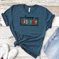 Happy Fri-Yay Friday Lovers Teacher Fri Yay Weekend Women's Heather T-Shirt Heather Deep Teal