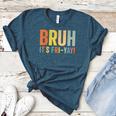 Happy Friyay Teacher Shirt Cute Teacher Fashion Bruh Fri-Yay Women's Heather T-Shirt Heather Deep Teal
