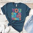 You Can Do Hard Things School Student Teachers Women's Heather T-Shirt Heather Deep Teal You Can Do Hard Things School Student Teachers Women's Heather T-Shirt Heather Deep Teal