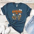Haunted By 6-7 Halloween Math Teacher Joke Women's Heather T-Shirt Heather Deep Teal Haunted By 6-7 Halloween Math Teacher Joke Women's Heather T-Shirt Heather Deep Teal