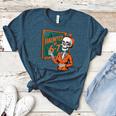 Haunted By 6-7 Six Seven 67 Math Teacher Halloween Skeleton Women's Heather T-Shirt Heather Deep Teal Haunted By 6-7 Six Seven 67 Math Teacher Halloween Skeleton Women's Heather T-Shirt Heather Deep Teal